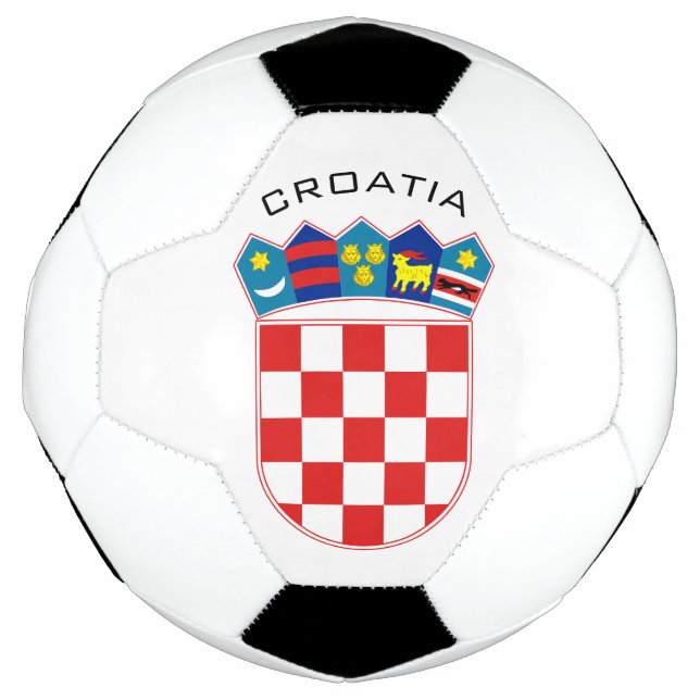 Bola De Futebol emblema da croácia (Frente)