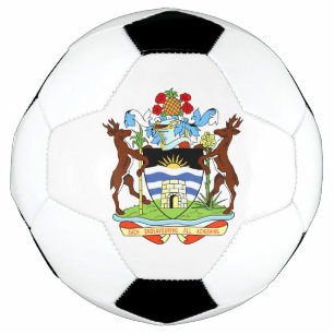 Bola De Futebol emblema de Antígua e Barbuda
