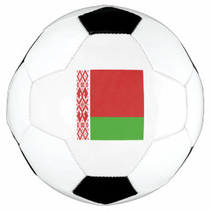 Bola De Futebol Emblema de bandeira da Bielorrússia