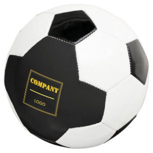 Bola De Futebol Empresa Personalizada Preta Moderna Personalizada
