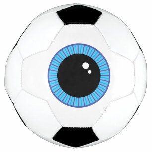 Bola De Futebol Engraçada Gelada Azul