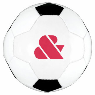 Bola De Futebol Equipamento Esportivo com Padrão Carmesim Vibrante