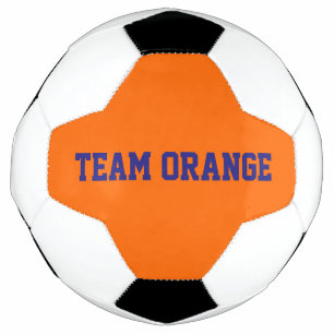 Bola De Futebol Equipe Laranja