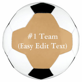Bola De Futebol Equipe nº 1 (Texto fácil de editar)