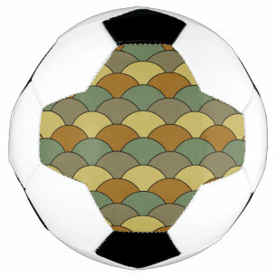 Bola De Futebol Escamas de Dragão, Ventoinhas, Ondas, Seigaiha, Ca