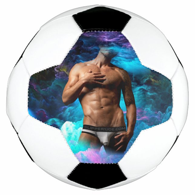 Bola De Futebol EscorregadioJoe muscular roupa interior vibrante (Frente)