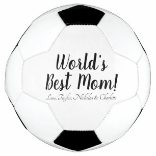 Bola De Futebol Escrita personalizada personalizada da Melhor Mãe 