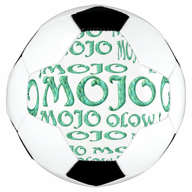 Bola De Futebol Esfera branca de futebol mojo (Frente)
