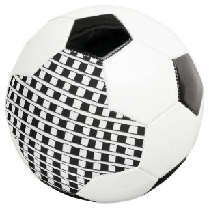 Bola De Futebol Esfera de Futebol Black & White Stripe