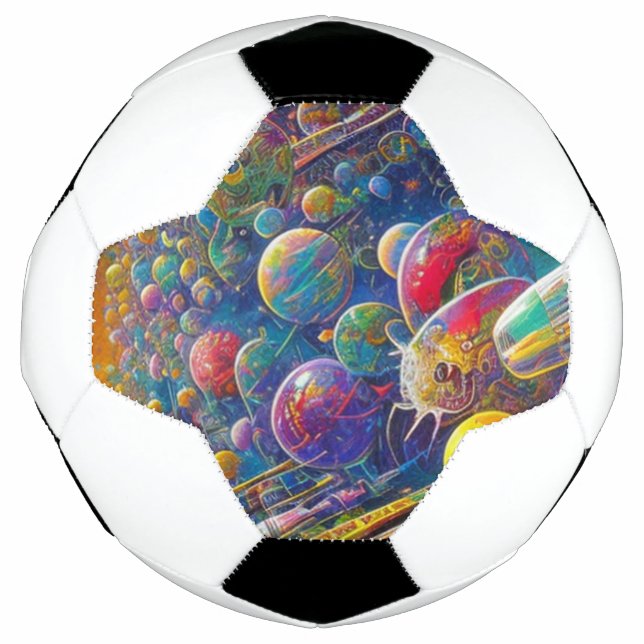 Bola De Futebol Esfera de futebol da Raça Espacial (Frente)