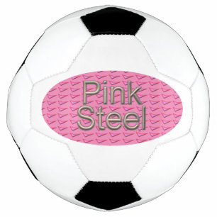 Bola De Futebol Esfera de futebol de aço rosa