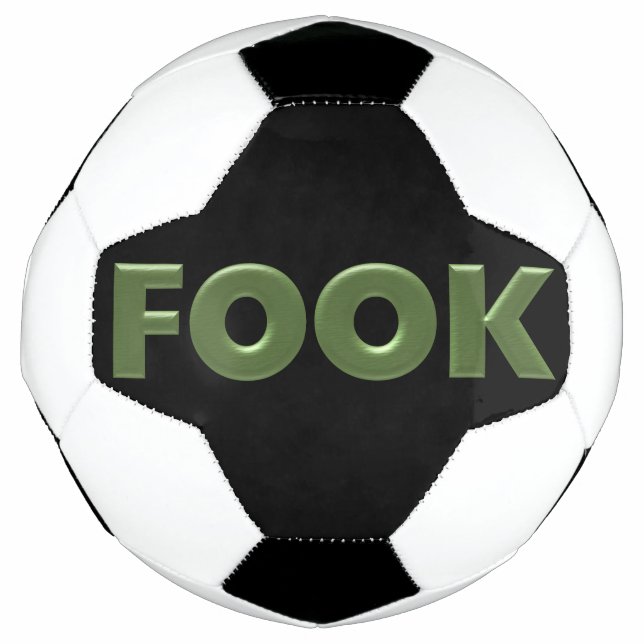 Bola De Futebol Esfera de futebol verde e negra (Frente)