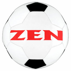 Bola De Futebol Esfera vermelha de futebol Zen