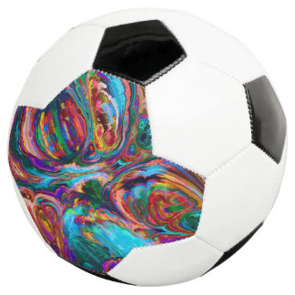 Bola De Futebol Espalhamento Moderno de Tintas
