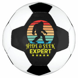 Bola De Futebol Especialista em Esconde-Esconde Bigfoot Engraçado