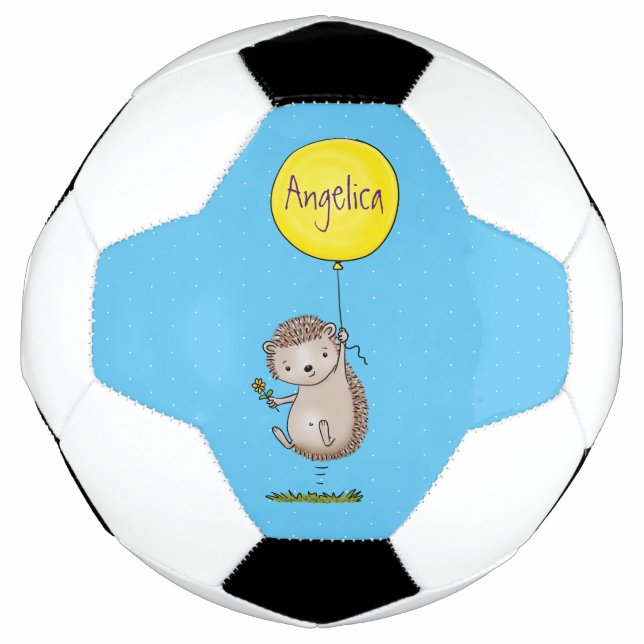 Bola De Futebol Espelho de ouriço e desenho de balão (Frente)
