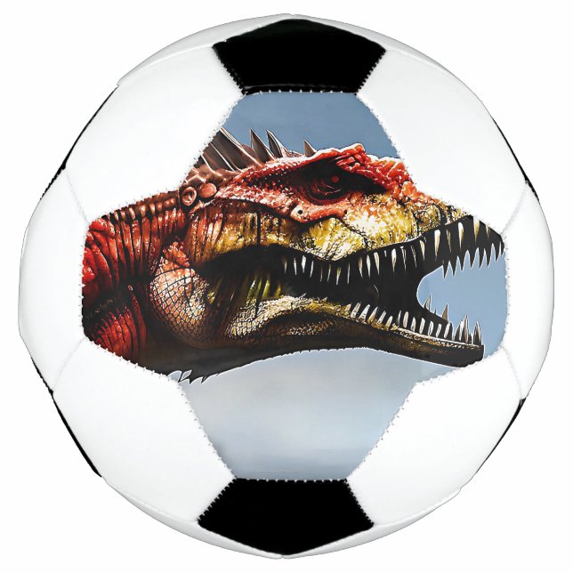 Bola De Futebol Espinossauro Assustador Dinossauro, Soccerball (Frente)