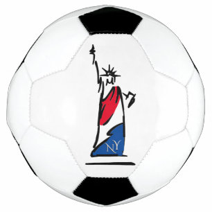 Bola De Futebol Estátua da Liberdade / Listras da Dama da Liberdad