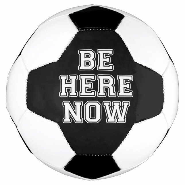 Bola De Futebol Esteja Aqui Agora (Frente)