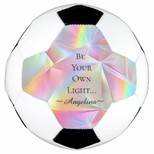 Bola De Futebol Estética Holográfica