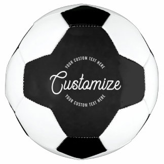 Bola De Futebol Estilo Cursivo Editável e Moderno Texto Circular