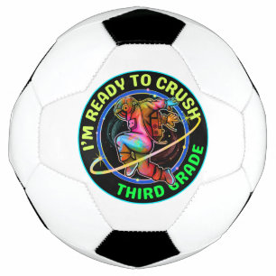 Bola De Futebol Estou pronto para arrasar o terceiro ano