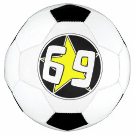 Bola De Futebol Estrela Amarela 69