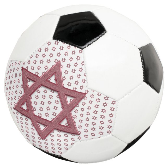Bola De Futebol Estrela Vermelha de David Seamless (Três quartos)