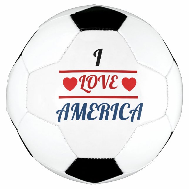 Bola de Futebol - Eu Amo América (Frente)