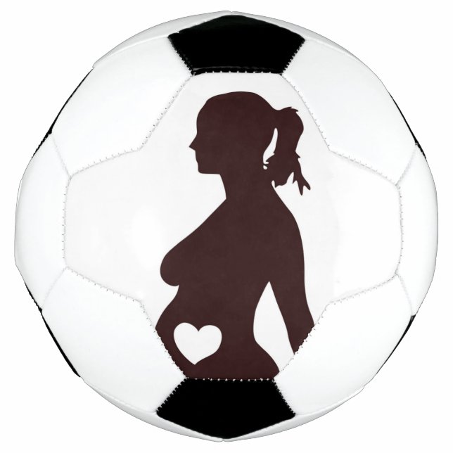 BOLA DE FUTEBOL EU AMO MEU BEBÊ (Frente)