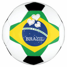 Bola De Futebol Eu amo o Brasil - Bandeira Brasileira