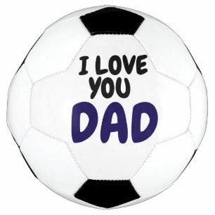 Bola De Futebol Eu amo você pai Elegante e Moderno