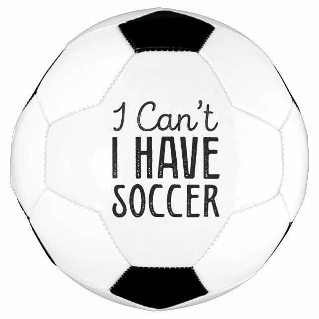 Bola De Futebol Eu não posso ter futebol (Frente)