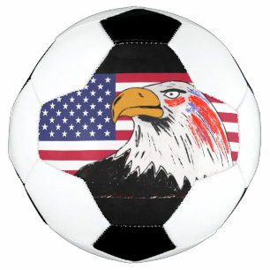 Bola De Futebol EUA Desenho de uma águia