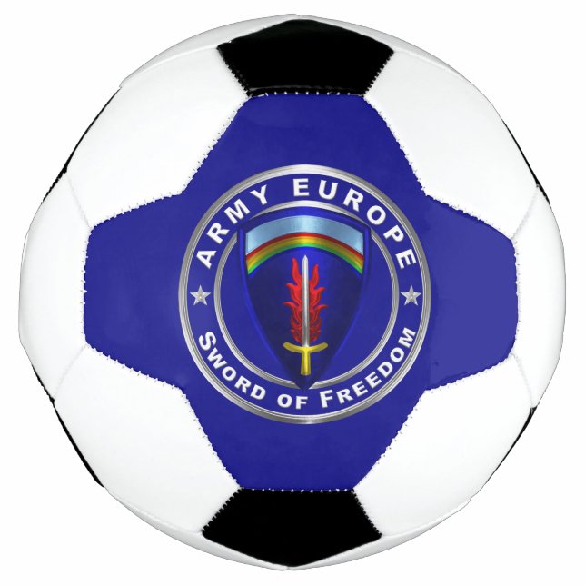 Bola De Futebol Exército Europa USAREUR  (Frente)