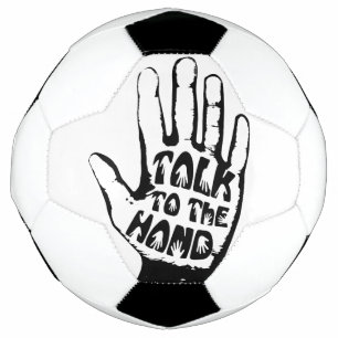 Bola De Futebol Fale Com A Mão