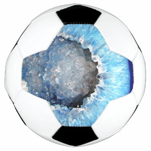 Bola De Futebol Falln Blue Crystal Geode