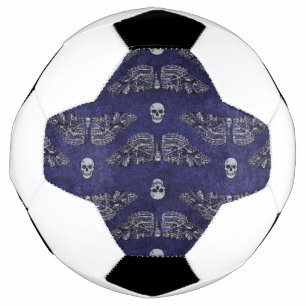 Bola De Futebol Falln Deathshead Moth and Skulls