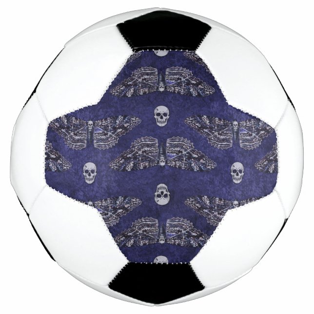Bola De Futebol Falln Deathshead Moth and Skulls (Frente)