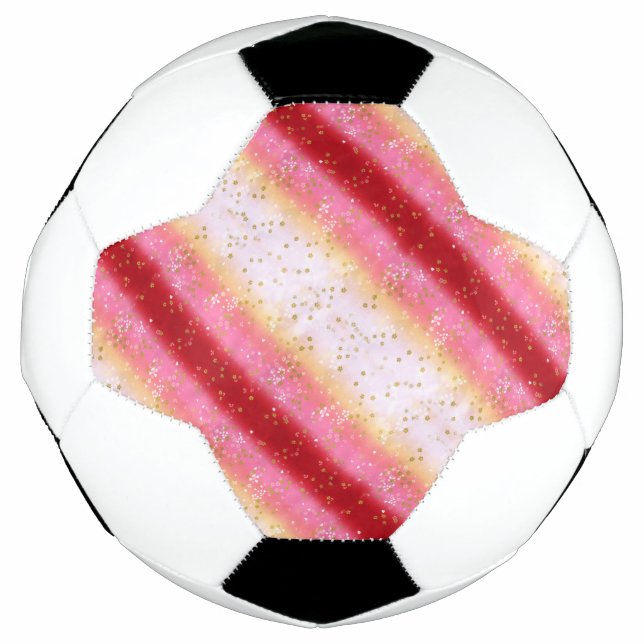 Bola De Futebol Falln Pink Sakura Sunrise (Frente)
