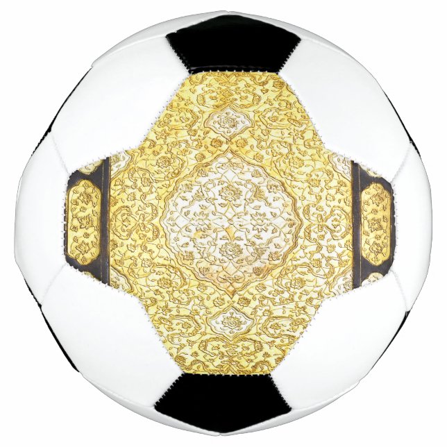 Bola De Futebol Falln Sagrado Dourado (Frente)
