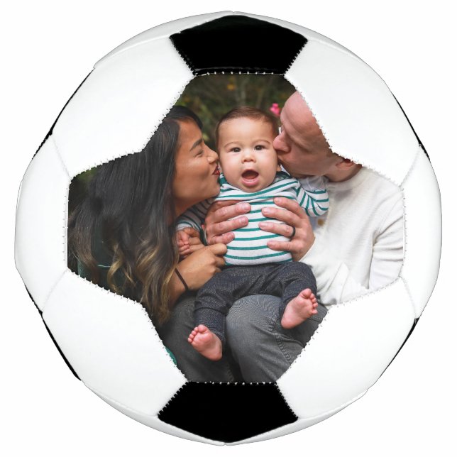 Bola De Futebol Família Personalizada de Fotografias (Frente)