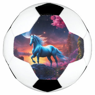 Bola De Futebol Fantasia de Garanhão Branco Jardim Rosa