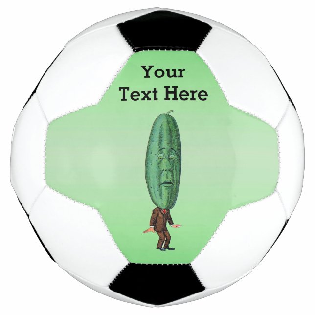 Bola De Futebol Fantasy Pickle Man Brown Suit (Frente)