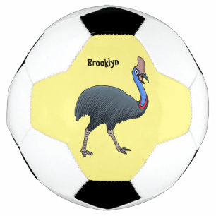 Bola De Futebol Feliz desenho animado de pássaro