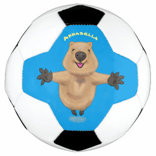 Bola De Futebol Feliz design de desenho de quokka