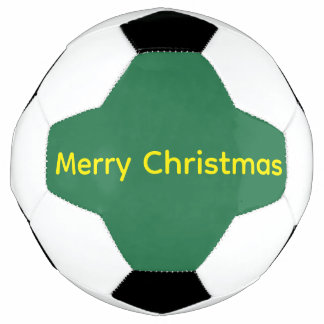 Bola De Futebol Feliz Natal Verde