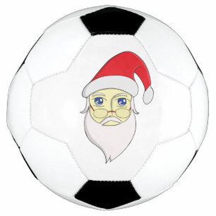 Bola De Futebol Feliz Papai noel de Natal