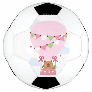 Bola De Futebol Festa de Aniversário do Capivara Relógio Infantil