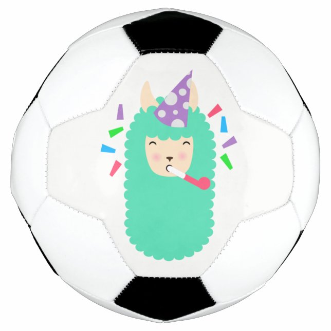 Bola De Futebol Festa Divertida Emoji Lama (Frente)
